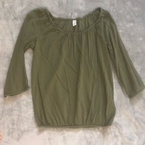 Green shirt